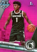 2023 Bowman Chrome University Pink Refractor #56 Jeremy Fears