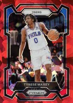 2023 Panini Prizm Red Ice Prizm #15 Tyrese Maxey