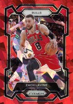 2023 Panini Prizm Red Ice Prizm #72 Zach Lavine