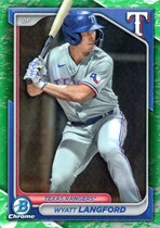 2024 Bowman Chrome Prospects Lunar Glow Refractor #BCP-64 Wyatt Langford