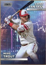 2023 Stadium Club Chief Fantasy Professionals #CFPRO-1 Mike Trout