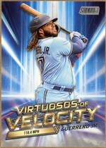 2023 Stadium Club Virtuosos of Velocity #VV-9 Vladimir Guerrero Jr.