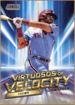 2023 Stadium Club Virtuosos of Velocity #VV-15 Kyle Schwarber