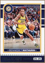 2024 Panini NBA Hoops #56 Bennedict Mathurin