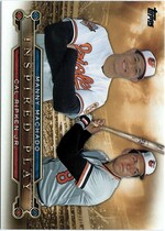 2015 Topps Inspired Play #I-1 Cal Ripken Jr|Manny Machado