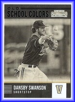 2015 Panini Contenders Old School Colors #38 Dansby Swanson