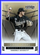 2015 Panini Contenders School Colors #1 Dansby Swanson
