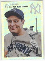2023 Topps Chrome Platinum Anniversary Topps Refractor #325 Lou Gehrig