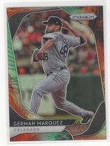 2020 Panini Prizm Prizm Cosmic Haze #111 German Marquez