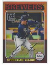 2021 Topps Chrome 70 Years of Topps Baseball #70YTC-25 Christian Yelich