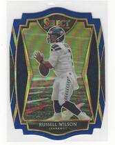 2020 Panini Select Blue Die-Cut Prizm #103 Russell Wilson