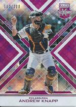 2016 Panini Elite Extra Edition Aspirations Purple #89 Andrew Knapp