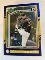 2024 Donruss Optic Blue Velocity #131 Paul Skenes