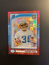 2024 Donruss Rated Rookie Optic Preview Red Pandora #355 Kimani Vidal