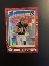 2024 Donruss Rated Rookie Optic Preview Red Pandora #368 Jermaine Burton