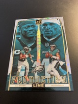 2024 Donruss Production Line #6 A.J. Brown|Jalen Hurts