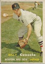 1957 Topps Base Set #399 Billy Consolo