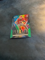 2024 Panini Prizm Draft Picks Fearless Green Prizm #9 Brock Bowers