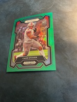 2024 Panini Prizm Draft Picks Green Prizm #174 Cade Stover