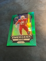 2024 Panini Prizm Emergent Green Prizm #17 Trey Benson