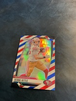 2024 Panini Prizm Red White and Blue Prizm #253 George Kittle