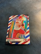 2024 Panini Prizm Red White and Blue Prizm #377 Carson Steele
