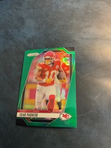 2024 Panini Prizm Green Prizm #139 Isiah Pacheco