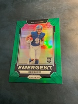 2024 Panini Prizm Emergent Green Prizm #6 Malik Nabers