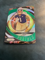 2024 Panini Prizm Portals Green Prizm #9 Rome Odunze|Rome Odunze
