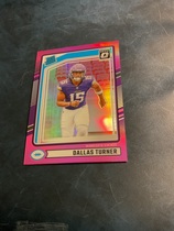 2024 Donruss Rated Rookie Optic Preview Pink #331 Dallas Turner