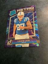 2024 Donruss Rated Rookies Retro #1 Laiatu Latu