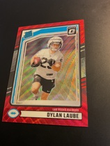 2024 Donruss Rated Rookie Optic Preview Red Wave #372 Dylan Laube