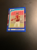 2024 Donruss Press Proof Blue #389 Jayden Daniels