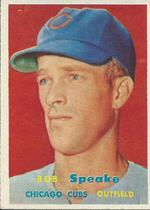 1957 Topps Base Set #339 Bob Speake