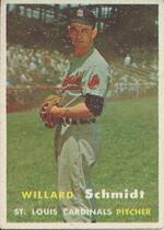 1957 Topps Base Set #206 Willard Schmidt