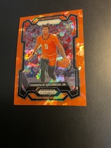 2024 Panini Prizm Draft Picks Orange Ice Prizm #43 Terrence Shannon Jr.