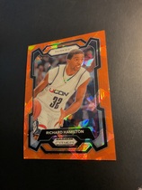 2024 Panini Prizm Draft Picks Orange Ice Prizm #98 Richard Hamilton