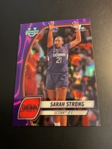 2024 Bowman Chrome University Purple Lava Refractor #62 Sarah Strong