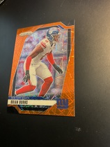 2024 Panini Prizm Orange Lazer Prizm #217 Brian Burns