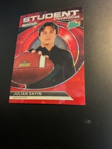 2024 Panini Prizm Draft Picks Student Orientation Red Ice Prizm #16 Julian Sayin