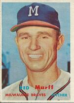 1957 Topps Base Set #321 Red Murff