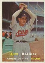 1957 Topps Base Set #280 Alex Kellner