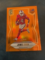 2025 Donruss Elite Status Metallic Orange #19 James Cook