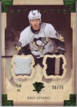 2013 Upper Deck Artifacts Jerseys Patch Emerald #47 Kris Letang