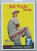 2007 Topps Heritage Real One Autos Red Ink #ROA-BW Bill Wight