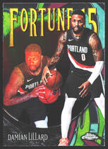 2025 Topps Chrome Update Fortune 15 #F15-1 Damian Lillard