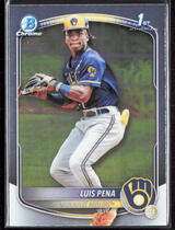2025 Bowman Chrome Prospects #BCP-38 Luis Pena