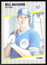 1989 Fleer Base Set #553 Bill McGuire