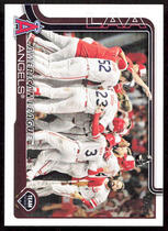 2025 Topps Base Set #85 Los Angeles Angels Team Card