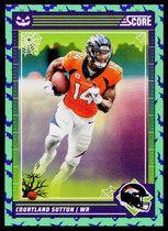 2024 Score Score-A-Treat Green Bats #87 Courtland Sutton